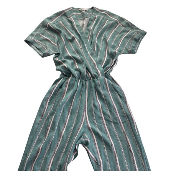 Maje Womens Striped Pandora Jumpsuit Size 38 Casual Chic Bohemian Minimalist - Picture 15 of 15